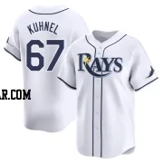 Joel Kuhnel Men's Tampa Bay Rays White Limited Home Jersey