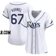 Joel Kuhnel Women's Tampa Bay Rays White Limited Home Jersey