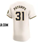 Joel Payamps Men's Milwaukee Brewers Cream Elite Home Jersey