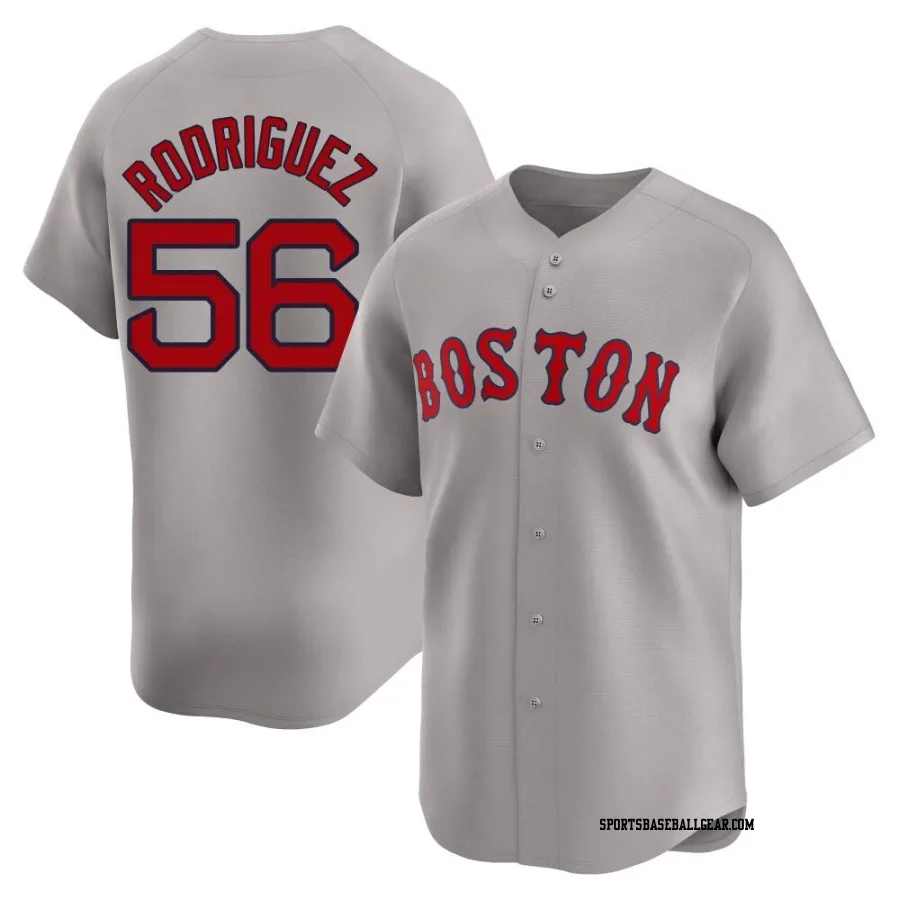 Joely Rodriguez Men's Boston Red Sox Gray Limited Away Jersey