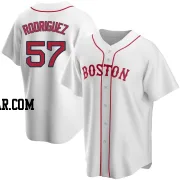 Joely Rodriguez Men's Boston Red Sox White Replica Alternate Jersey