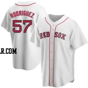 Joely Rodriguez Men's Boston Red Sox White Replica Home Jersey