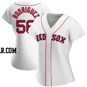 Joely Rodriguez Women's Boston Red Sox White Authentic Home Jersey