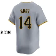 Joey Bart Men's Pittsburgh Pirates Gray Limited Away Jersey