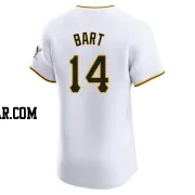 Joey Bart Men's Pittsburgh Pirates White Elite Home Jersey