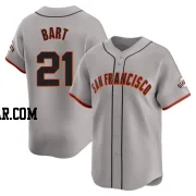 Joey Bart Men's San Francisco Giants Gray Limited Away Jersey