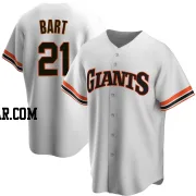 Joey Bart Youth San Francisco Giants White Replica Home Cooperstown Collection Jersey