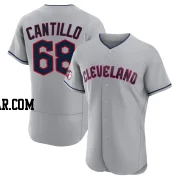 Joey Cantillo Men's Cleveland Guardians Gray Authentic Road Jersey