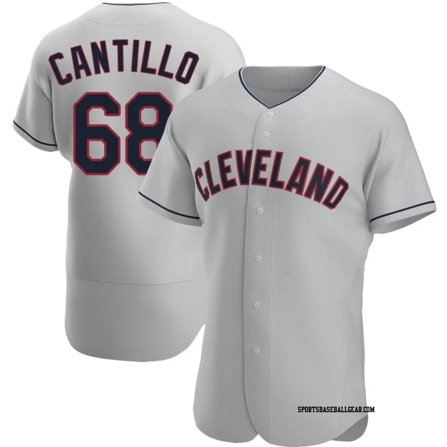 Joey Cantillo Men's Cleveland Guardians Gray Authentic Road Jersey