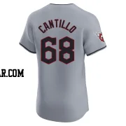 Joey Cantillo Men's Cleveland Guardians Gray Elite Road Jersey