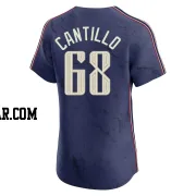 Joey Cantillo Men's Cleveland Guardians Navy Elite 2024 City Connect Jersey