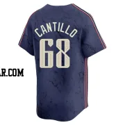 Joey Cantillo Men's Cleveland Guardians Navy Limited 2024 City Connect Jersey