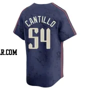 Joey Cantillo Men's Cleveland Guardians Navy Limited 2024 City Connect Jersey