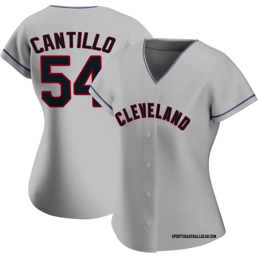 Joey Cantillo Women's Cleveland Guardians Gray Authentic Road Jersey