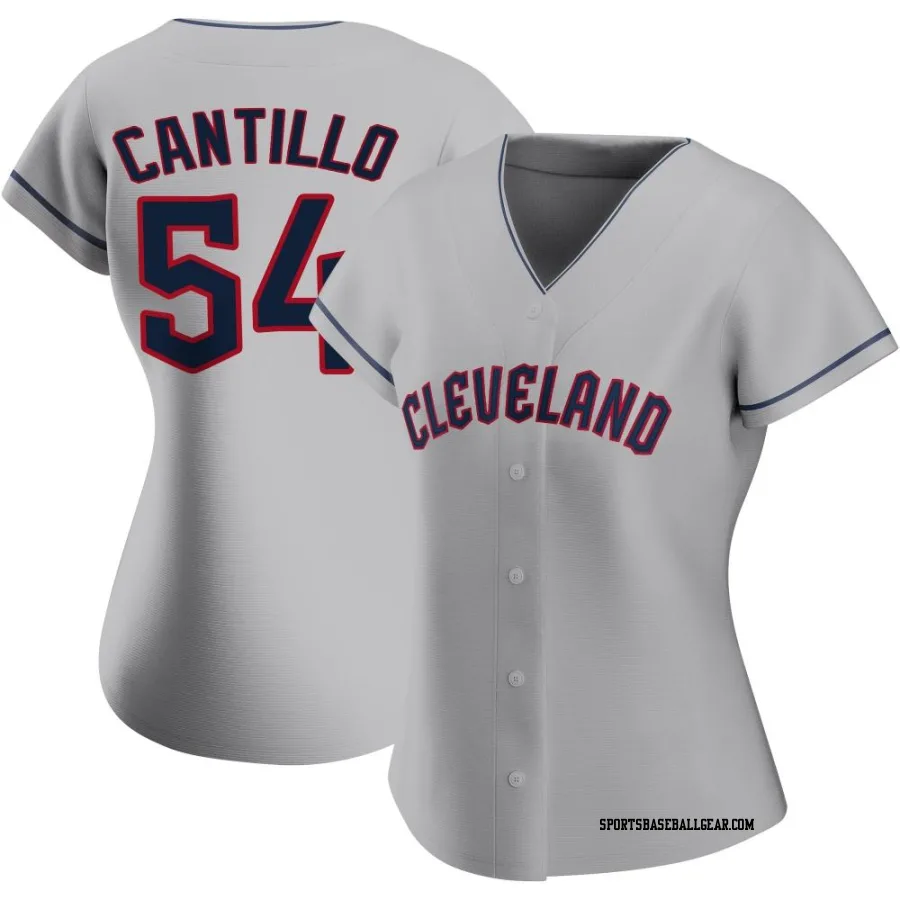 Joey Cantillo Women's Cleveland Guardians Gray Authentic Road Jersey