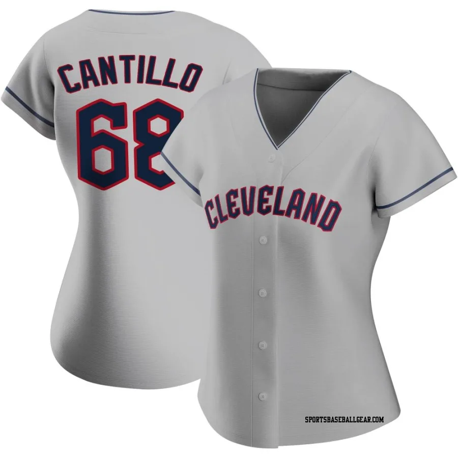 Joey Cantillo Women's Cleveland Guardians Gray Authentic Road Jersey