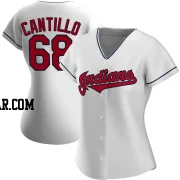 Joey Cantillo Women's Cleveland Guardians White Authentic Home Jersey