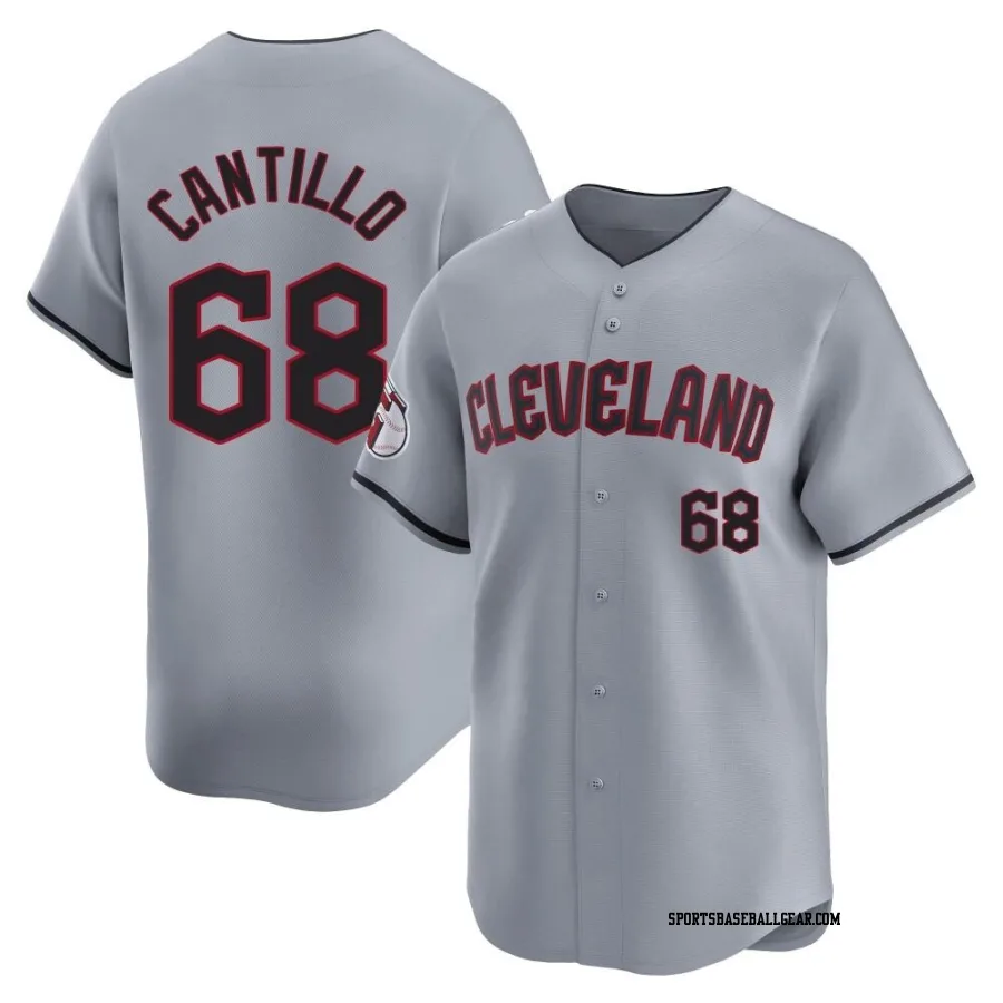 Joey Cantillo Youth Cleveland Guardians Gray Limited Road Jersey