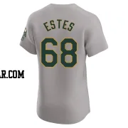 Joey Estes Men's Oakland Athletics Gray Elite Road Jersey