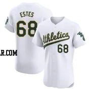 Joey Estes Men's Oakland Athletics White Elite Home Jersey