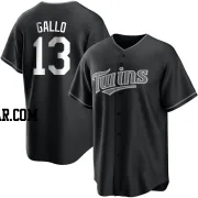 Joey Gallo Men's Minnesota Twins Black/White Replica Jersey