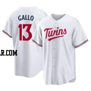 Joey Gallo Men's Minnesota Twins White Replica Home Jersey