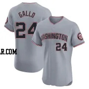 Joey Gallo Men's Washington Nationals Gray Elite Road Jersey