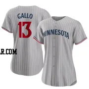 Joey Gallo Women's Minnesota Twins Gray Authentic Road Jersey