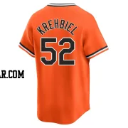 Joey Krehbiel Men's Baltimore Orioles Orange Limited Cooperstown Collection Jersey