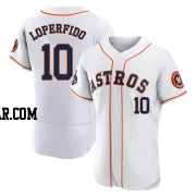 Joey Loperfido Men's Houston Astros White Authentic 2022 World Series Champions Home Jersey