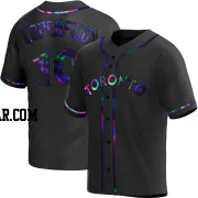 Joey Loperfido Men's Toronto Blue Jays Black Holographic Replica Alternate Jersey