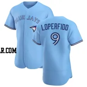 Joey Loperfido Men's Toronto Blue Jays Blue Authentic Powder Alternate Jersey