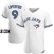 Joey Loperfido Men's Toronto Blue Jays White Authentic Home Jersey