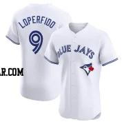 Joey Loperfido Men's Toronto Blue Jays White Elite Home Jersey