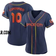 Joey Loperfido Women's Houston Astros Navy Authentic 2022 City Connect Jersey