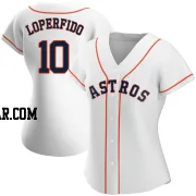 Joey Loperfido Women's Houston Astros White Authentic Home Jersey