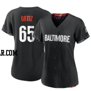 Joey Ortiz Women's Baltimore Orioles Black Authentic 2023 City Connect Jersey