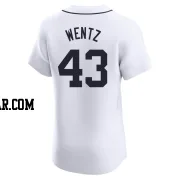 Joey Wentz Men's Detroit Tigers White Elite Home Jersey