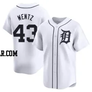 Joey Wentz Youth Detroit Tigers White Limited Home Jersey