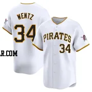 Joey Wentz Youth Pittsburgh Pirates White Limited Home Jersey