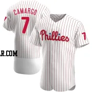 Johan Camargo Men's Philadelphia Phillies White Authentic Home Jersey