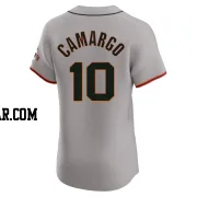 Johan Camargo Men's San Francisco Giants Gray Elite Road Jersey