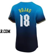 Johan Rojas Men's Philadelphia Phillies Blue Elite 2024 City Connect Jersey