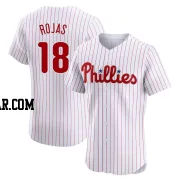 Johan Rojas Men's Philadelphia Phillies White Elite Home Jersey