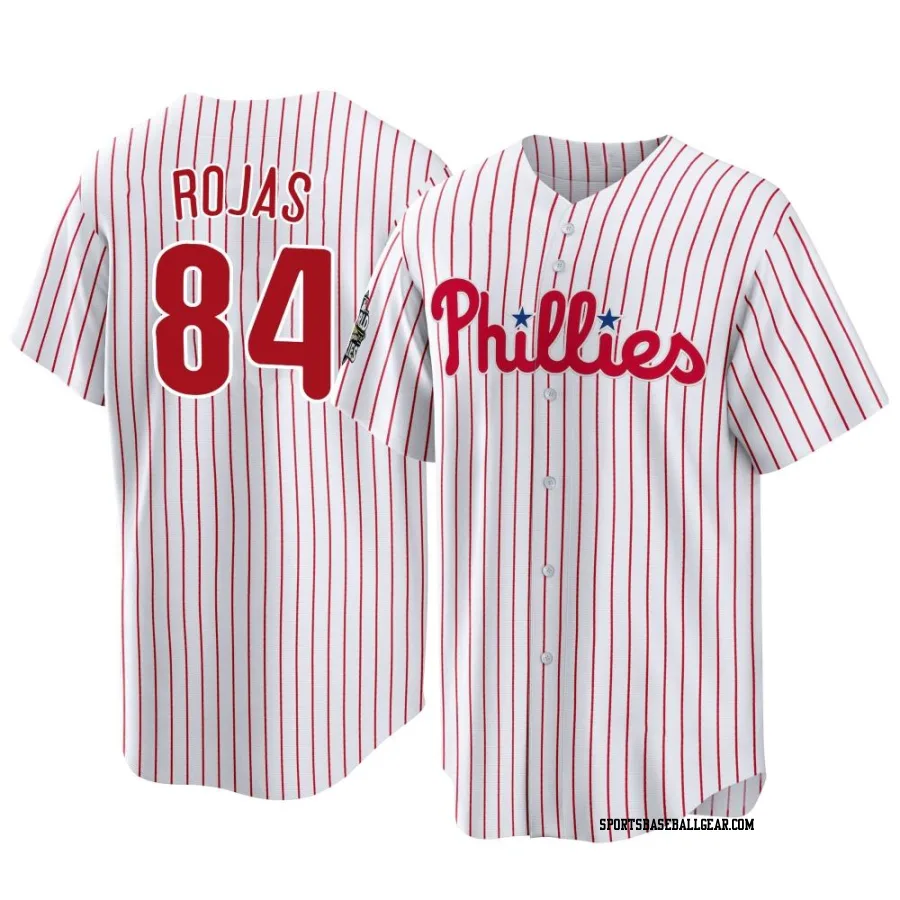 Johan Rojas Youth Philadelphia Phillies White Replica 2022 World Series Home Jersey