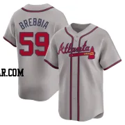 John Brebbia Men's Atlanta Braves Gray Limited Away Jersey