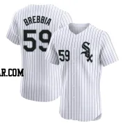 John Brebbia Men's Chicago White Sox White Elite Home Jersey