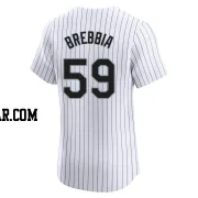 John Brebbia Men's Chicago White Sox White Elite Home Jersey