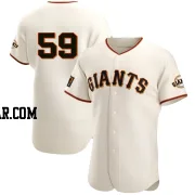 John Brebbia Men's San Francisco Giants Cream Authentic Home Jersey