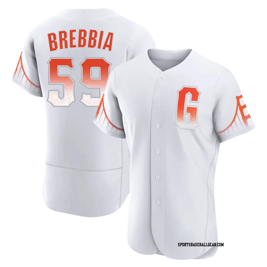 John Brebbia Men's San Francisco Giants White Authentic 2021 City Connect Jersey